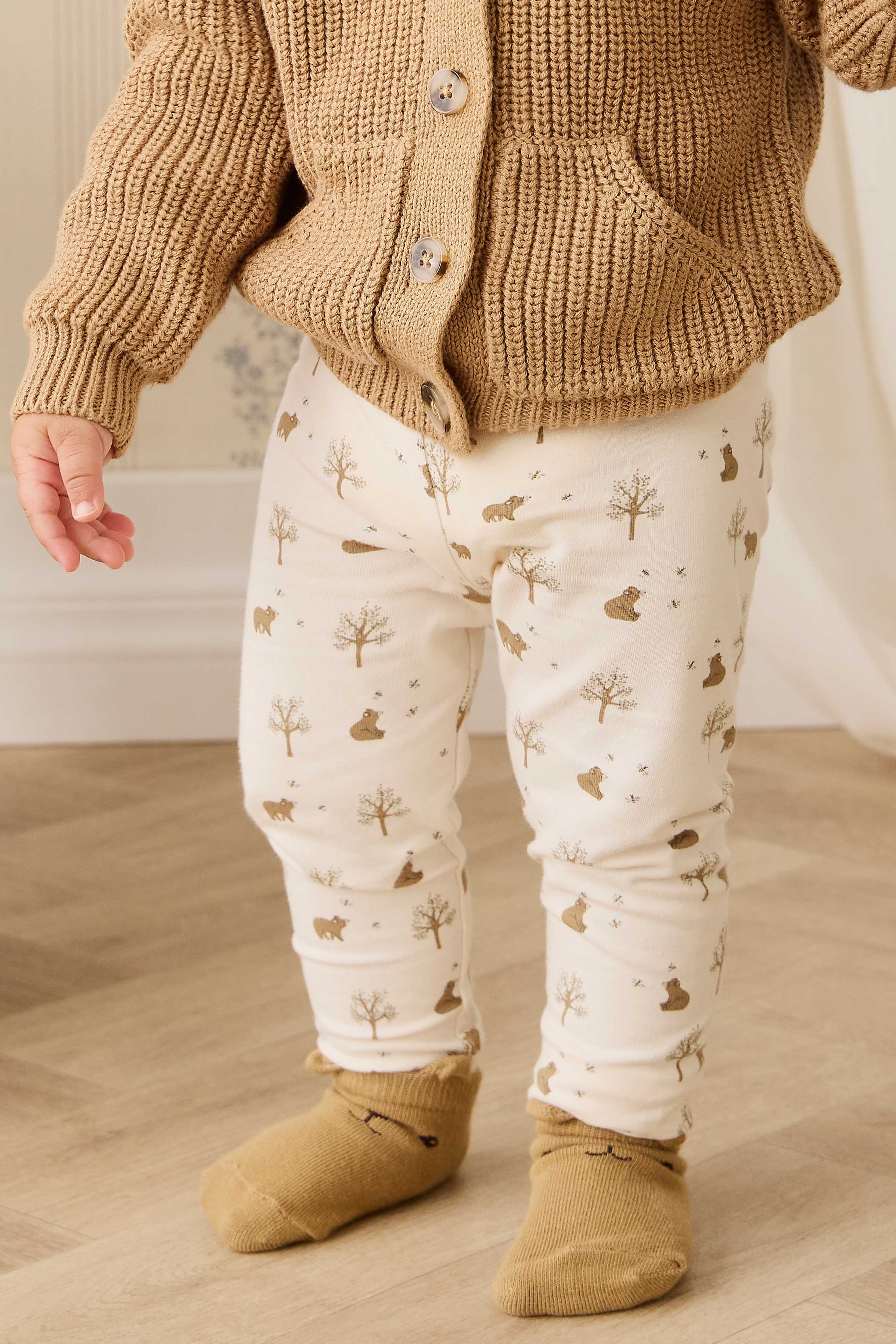 Legging en coton biologique de tous les jours - Nuage de miel