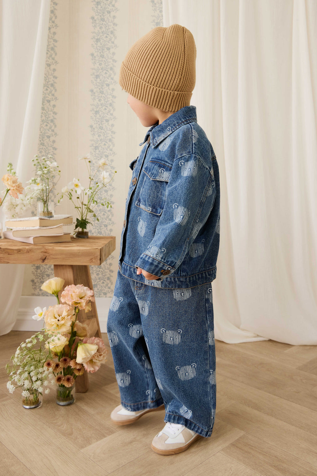 Jean - Denim Teddy Face