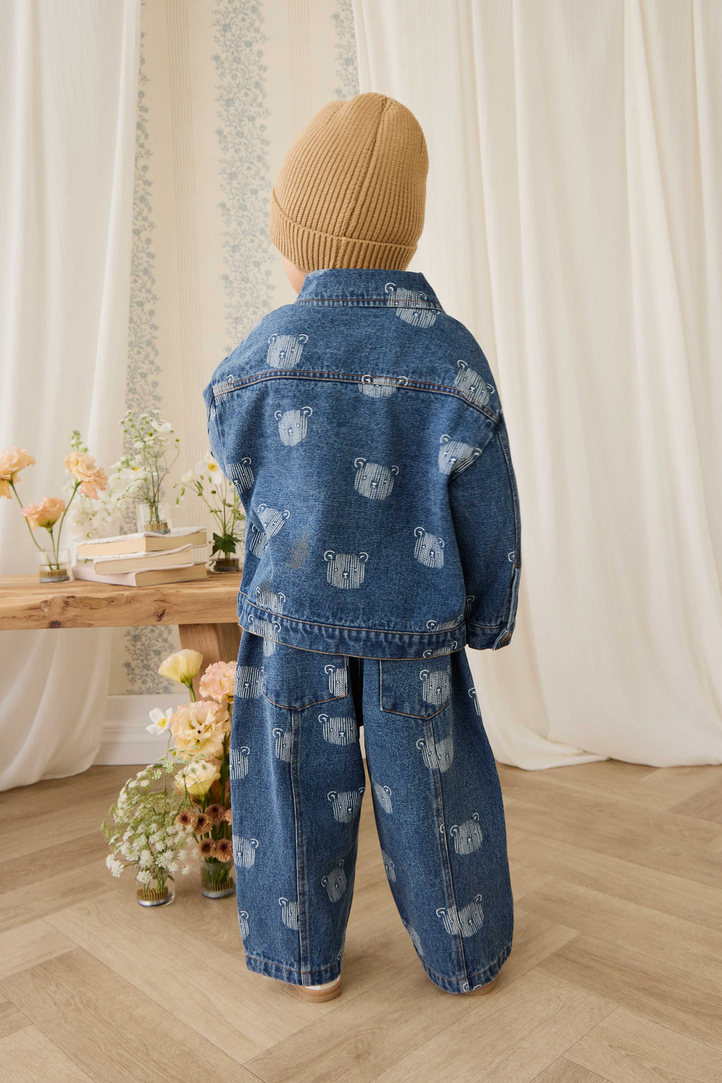 Jean - Denim Teddy Face