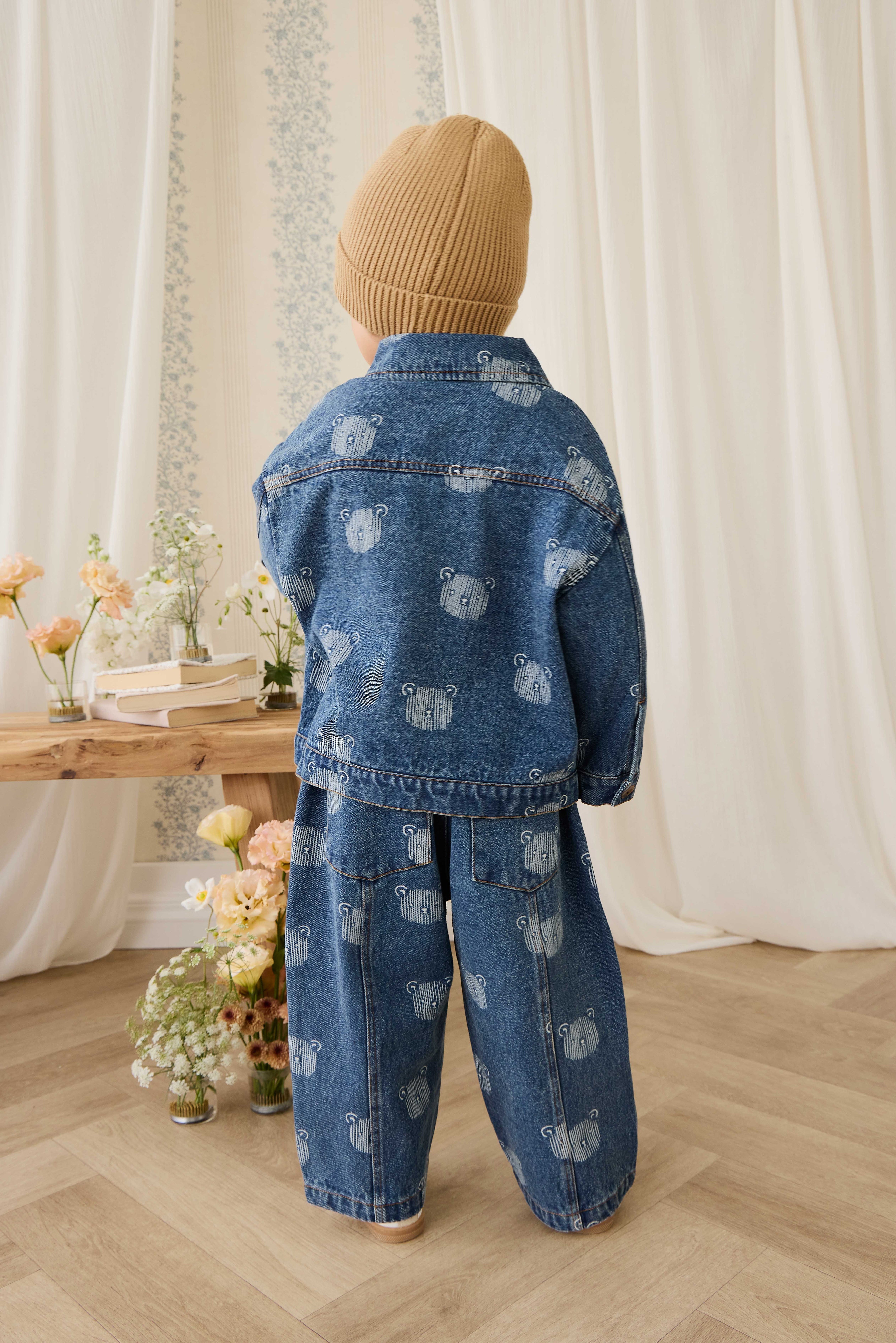 Jean - Denim Teddy Face