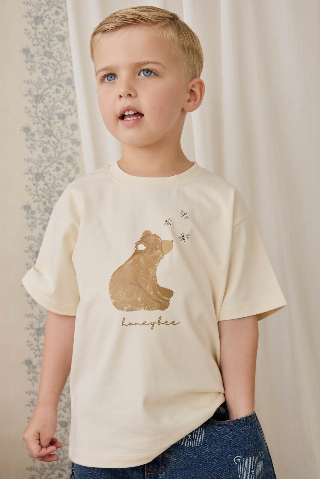 T-shirt en coton biologique - Nuage d'abeilles