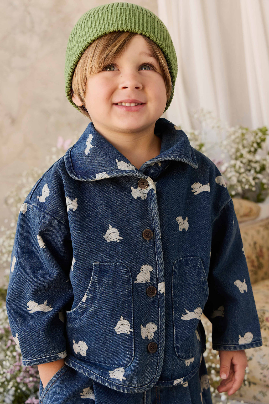 Bonnet en tricot - Matcha