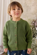 Gilet tricoté - Matcha