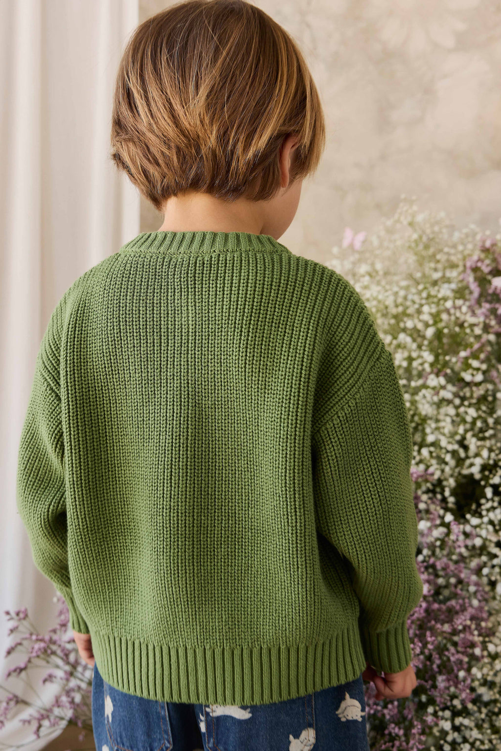 Gilet tricoté - Matcha