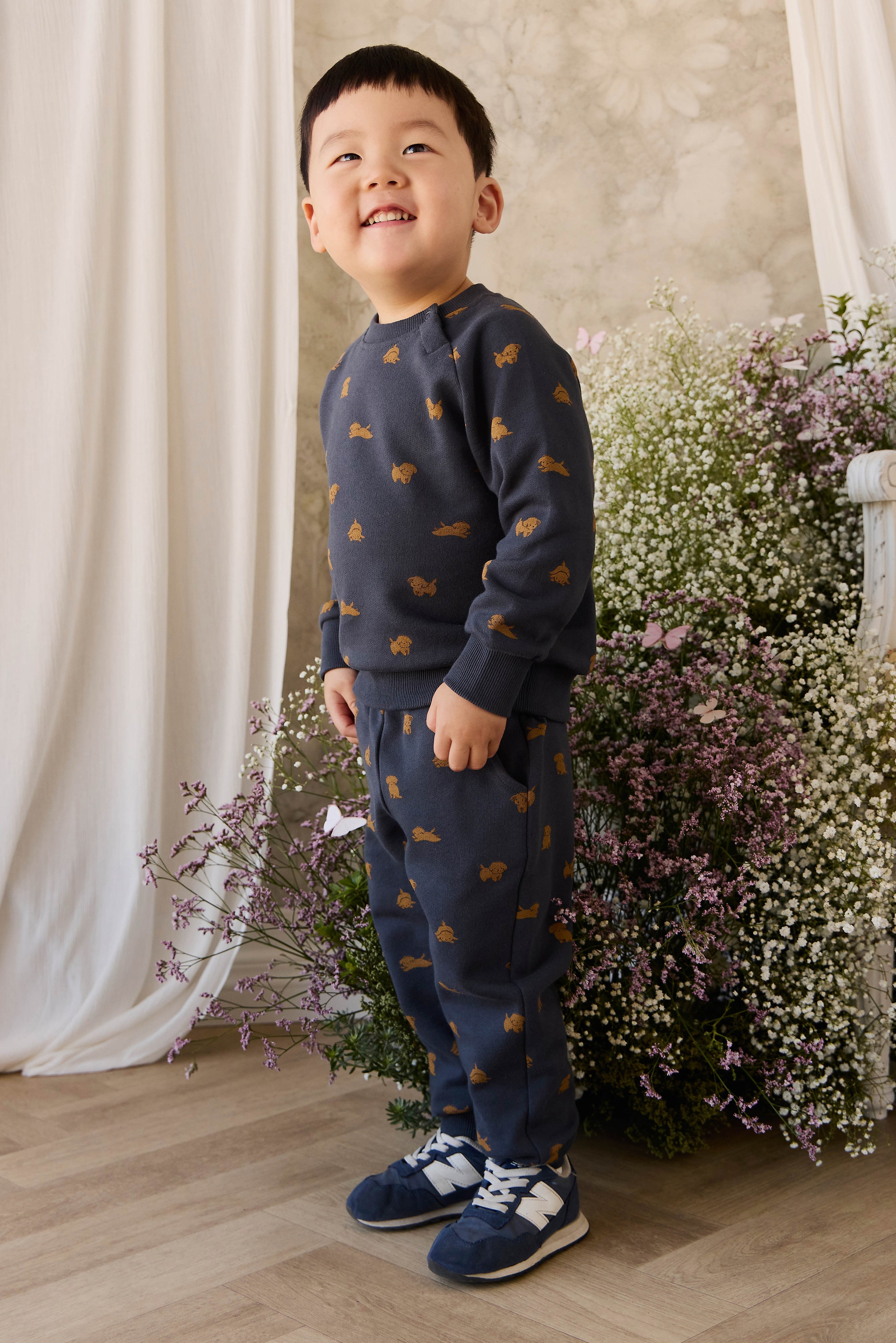 Pantalon de jogging en coton biologique - Playful Captain