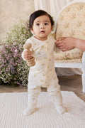 Combinaison en coton bio - Miel ludique