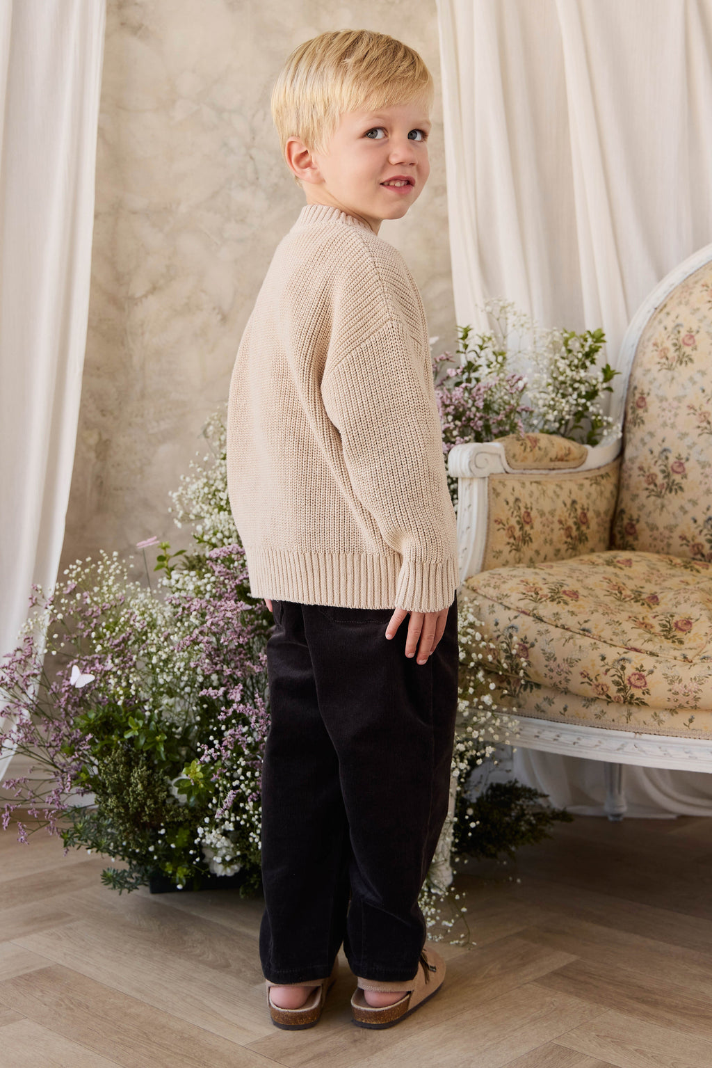 Pantalon Comet (6M-8A) | Pantalon en coton doux à jambe droite