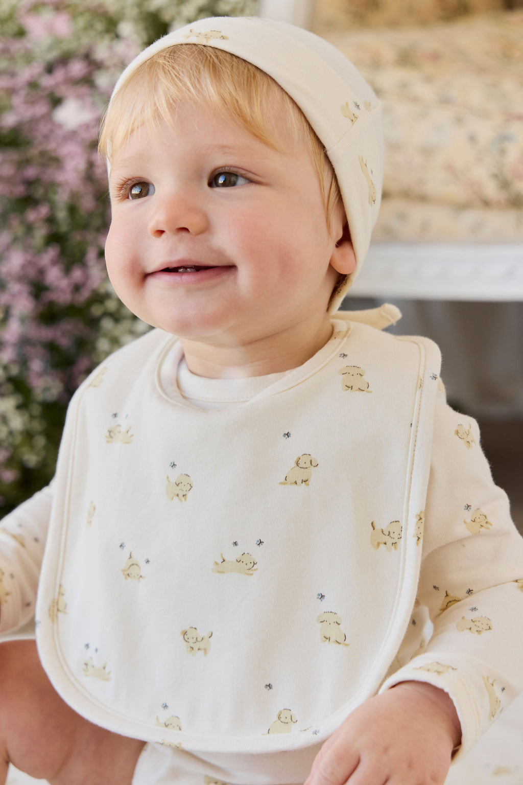 Bavoir en coton biologique - Playful Honey