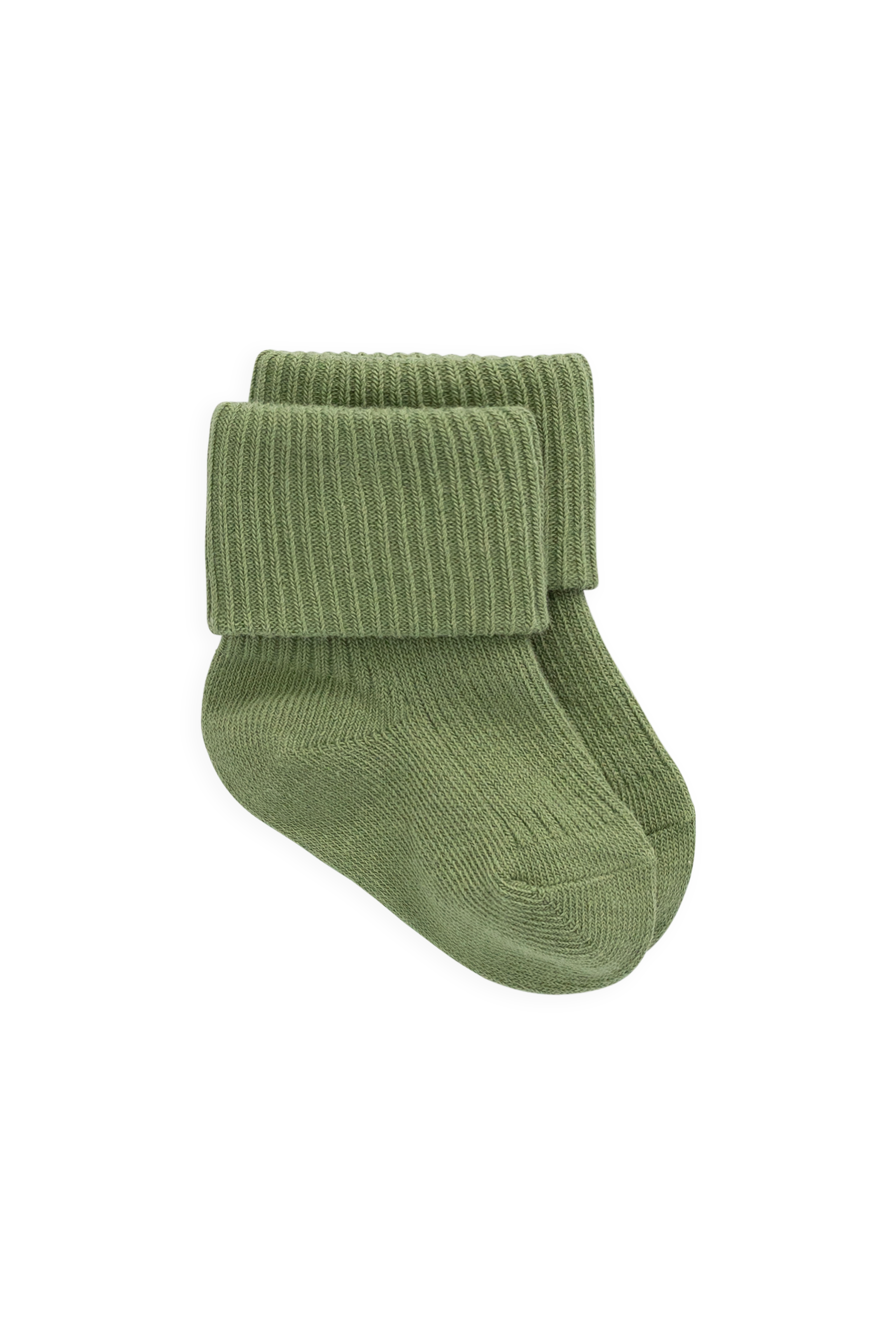 Chaussettes côtelées classiques - Matcha