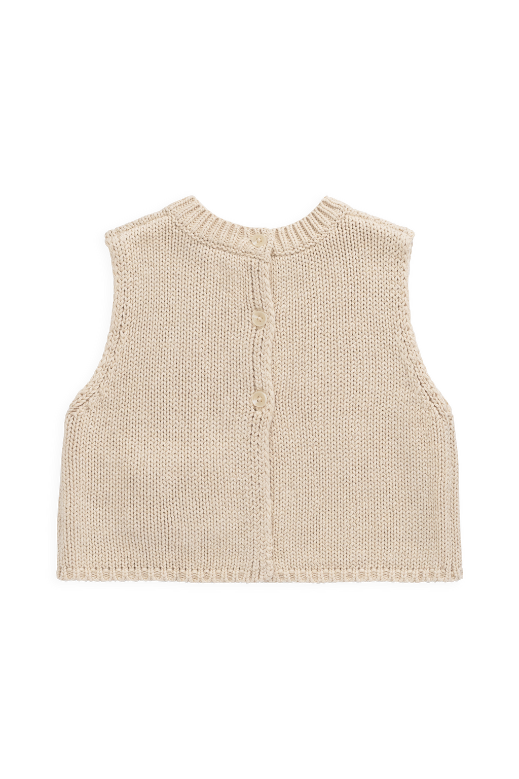 Gilet tricoté – Lin vintage