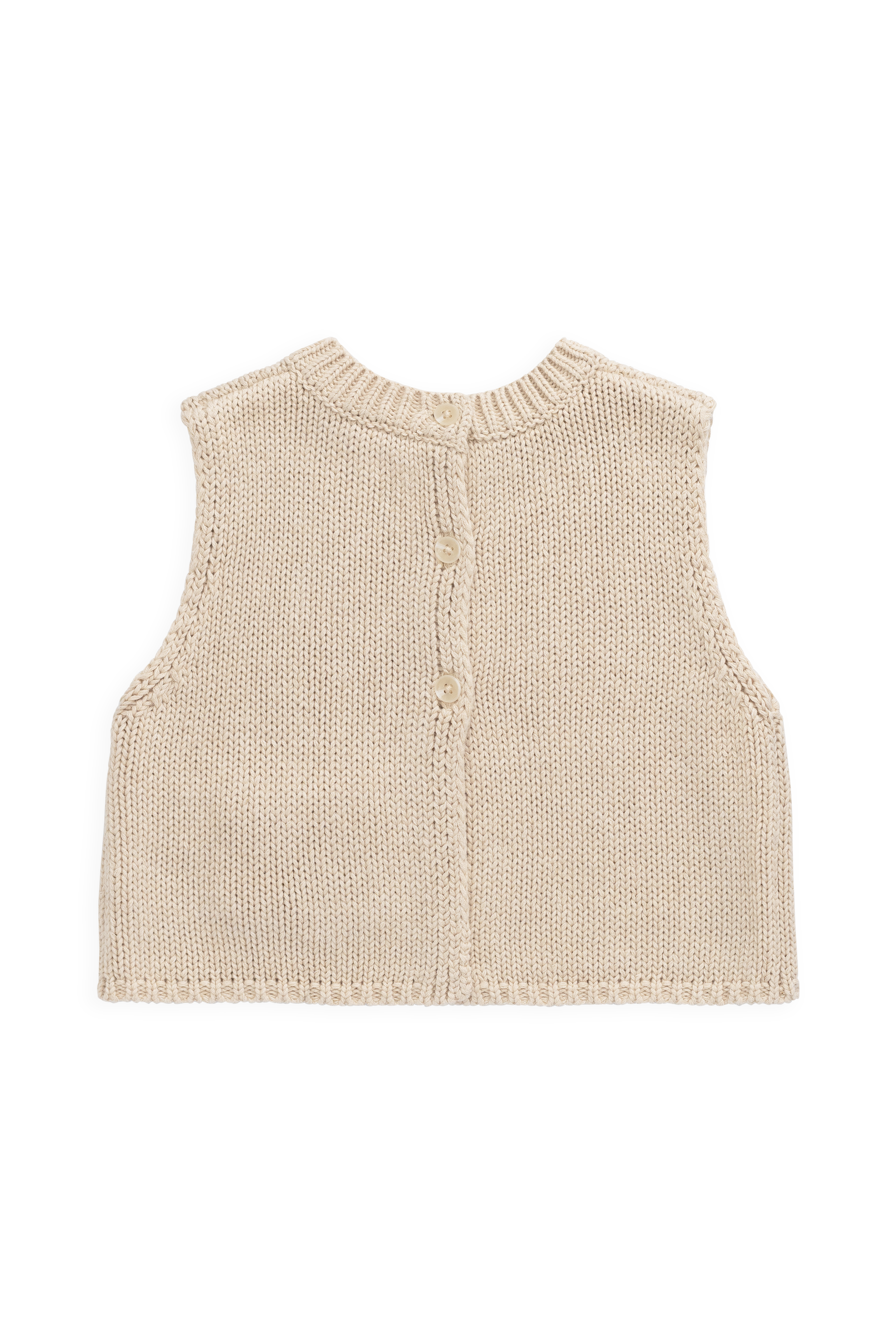 Gilet tricoté – Lin vintage