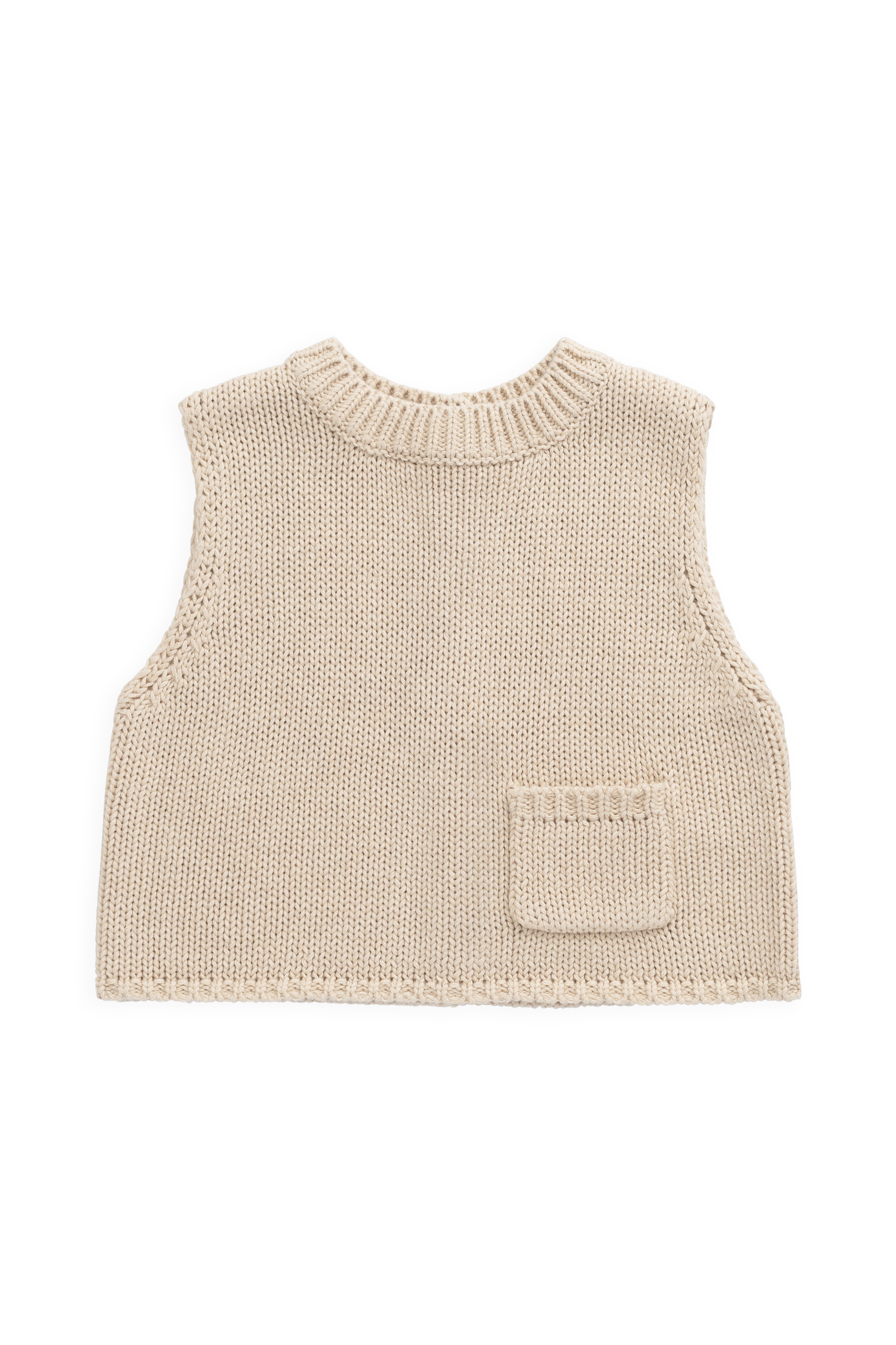 Gilet tricoté – Lin vintage