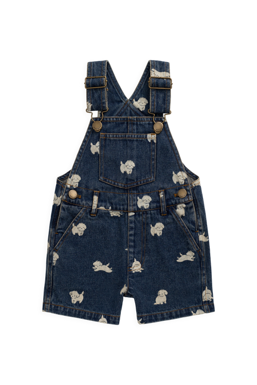 Salopette short en jean