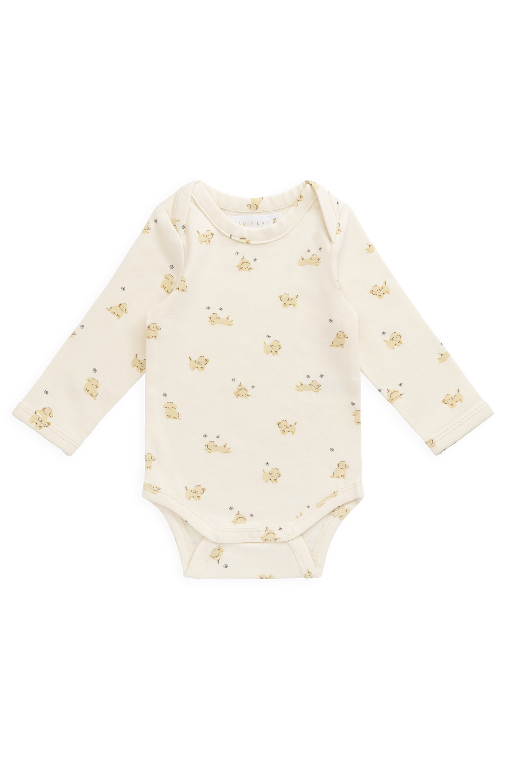 Body en coton biologique à manches longues - Honey taquin