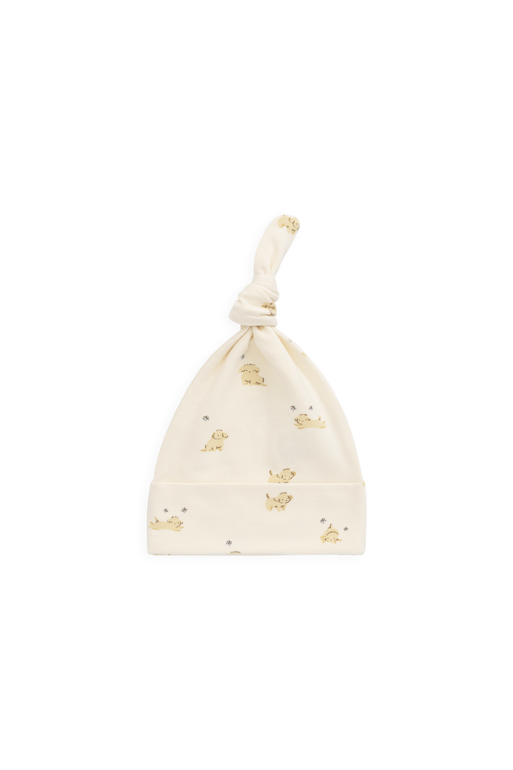Bonnet en Coton Bio avec Nœud - Miel Ludique