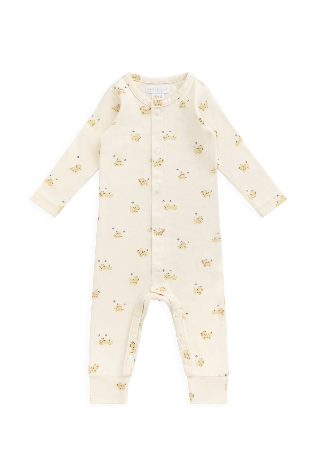 Combinaison en coton bio - Miel ludique