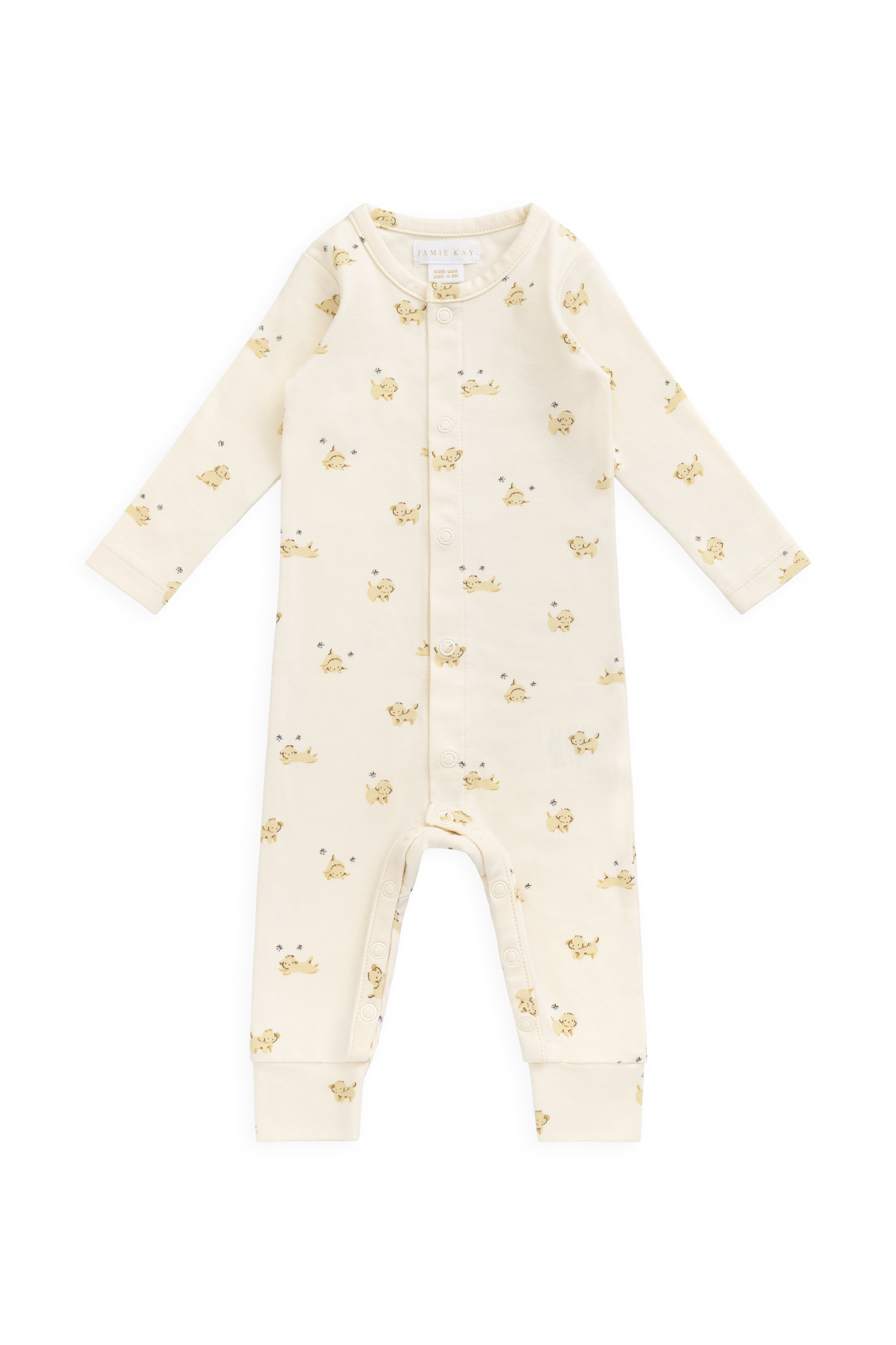 Combinaison en coton bio - Miel ludique