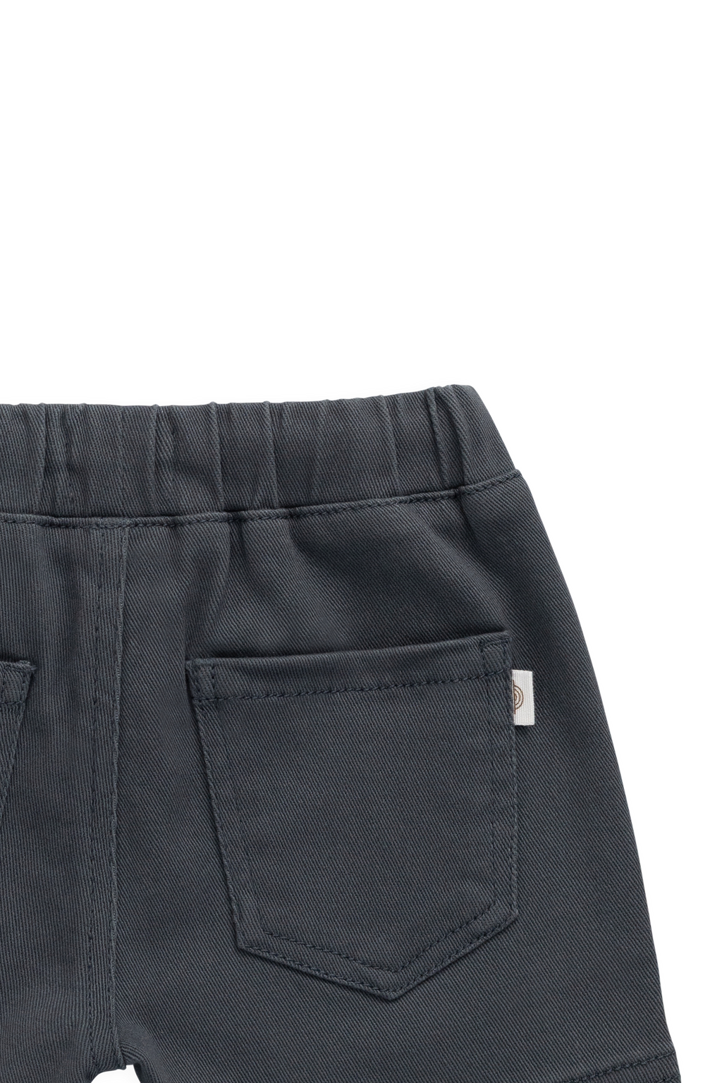 Short en pur coton bleu foncé pour enfant | 6 mois - 8 ans