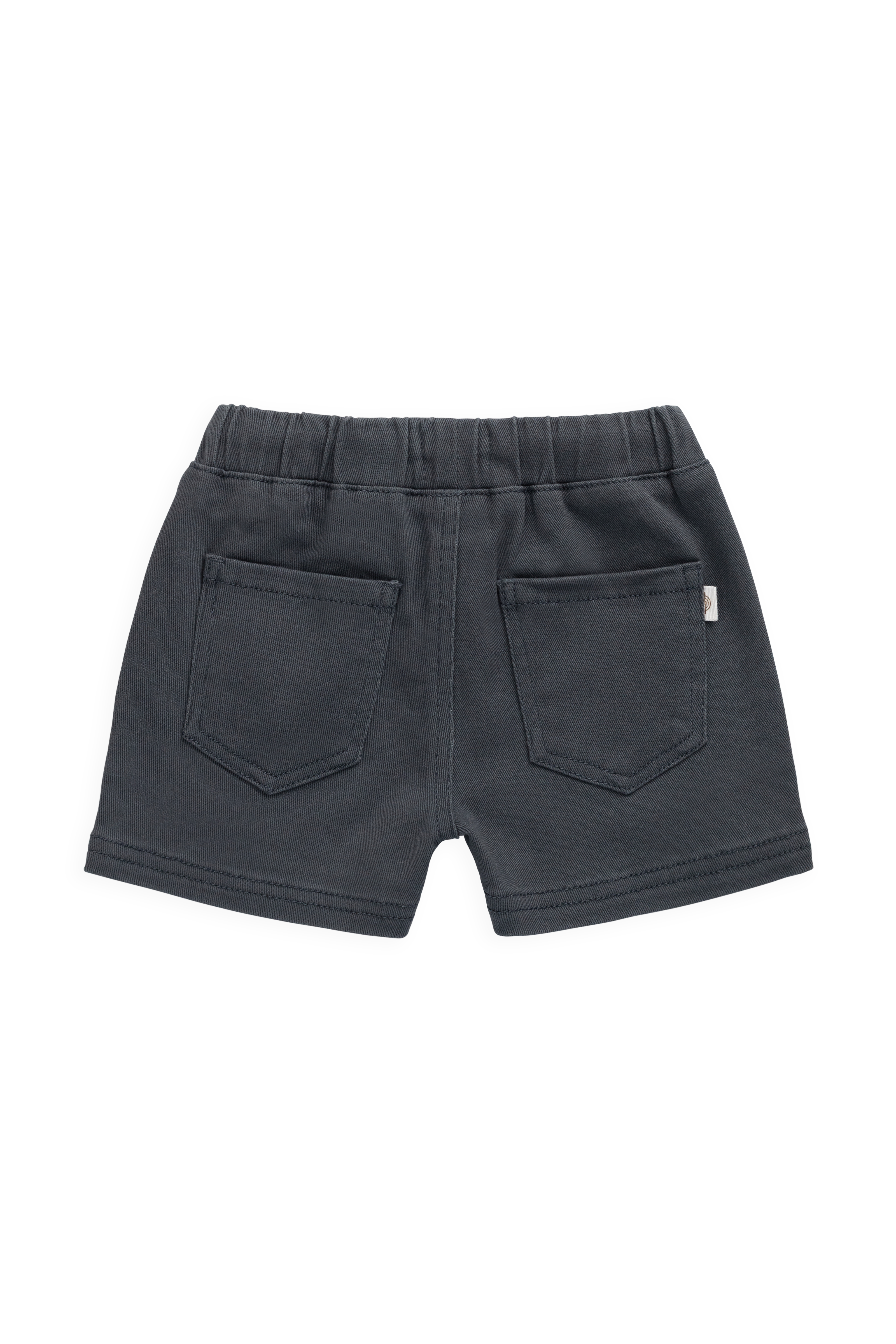 Short en pur coton bleu foncé pour enfant | 6 mois - 8 ans