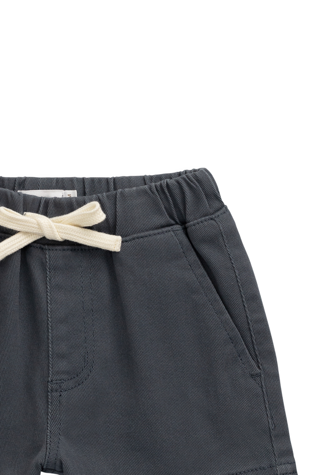 Short en pur coton bleu foncé pour enfant | 6 mois - 8 ans
