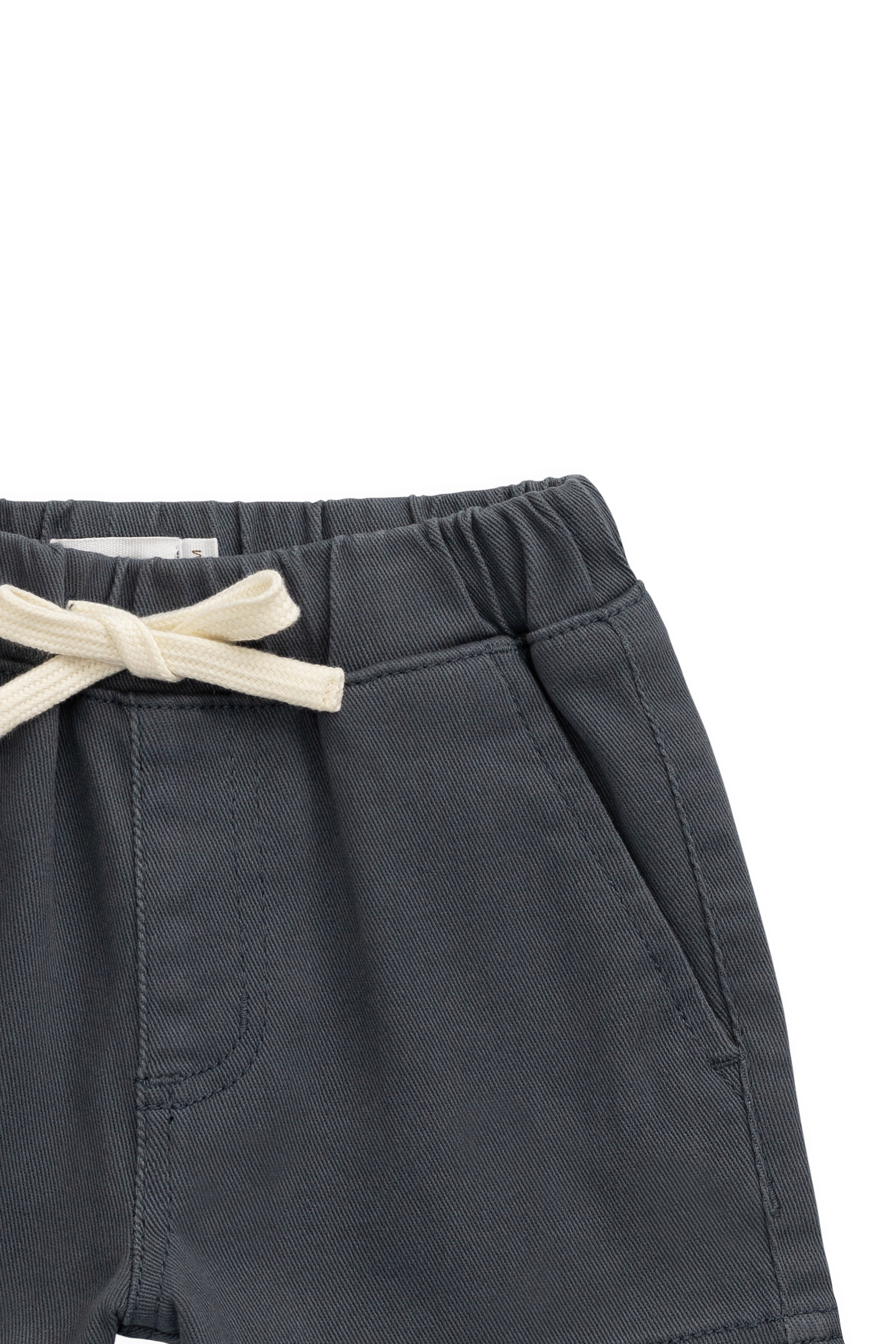 Short en pur coton bleu foncé pour enfant | 6 mois - 8 ans