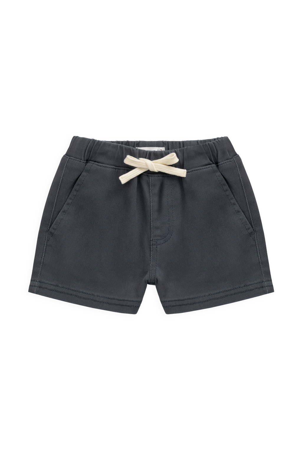 Short en pur coton bleu foncé pour enfant | 6 mois - 8 ans