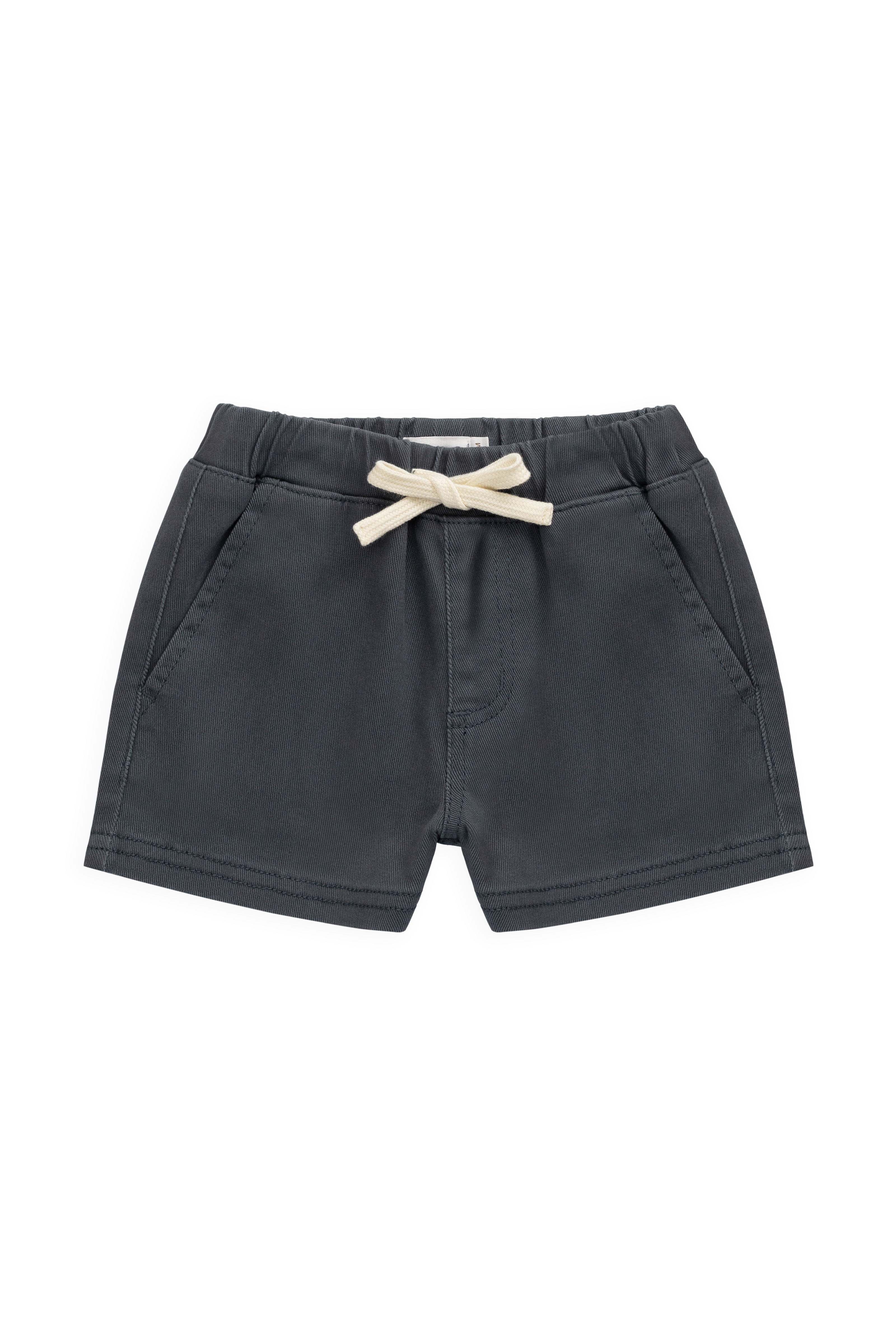 Short en pur coton bleu foncé pour enfant | 6 mois - 8 ans