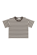 T-shirt en coton Pima - Rayure Essentielle Raku / Nuage