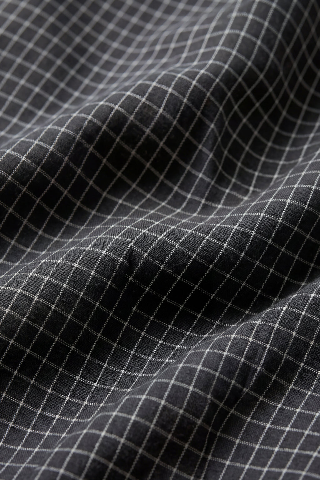 Pantalon en coton biologique - Basalt Grid
