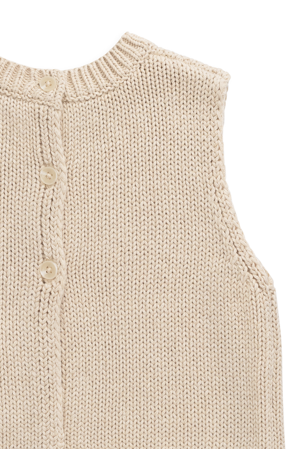 Gilet tricoté – Lin vintage