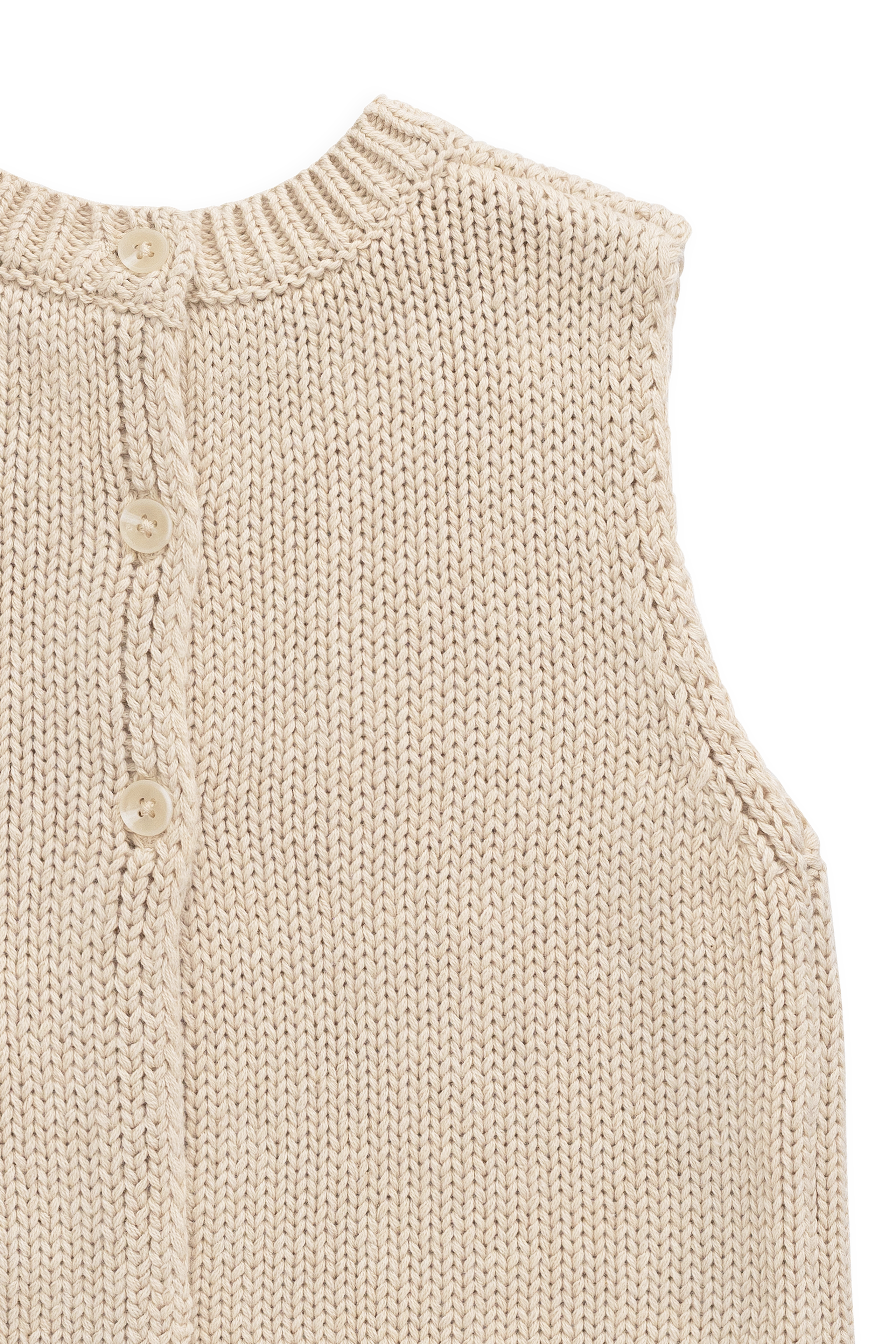 Gilet tricoté – Lin vintage