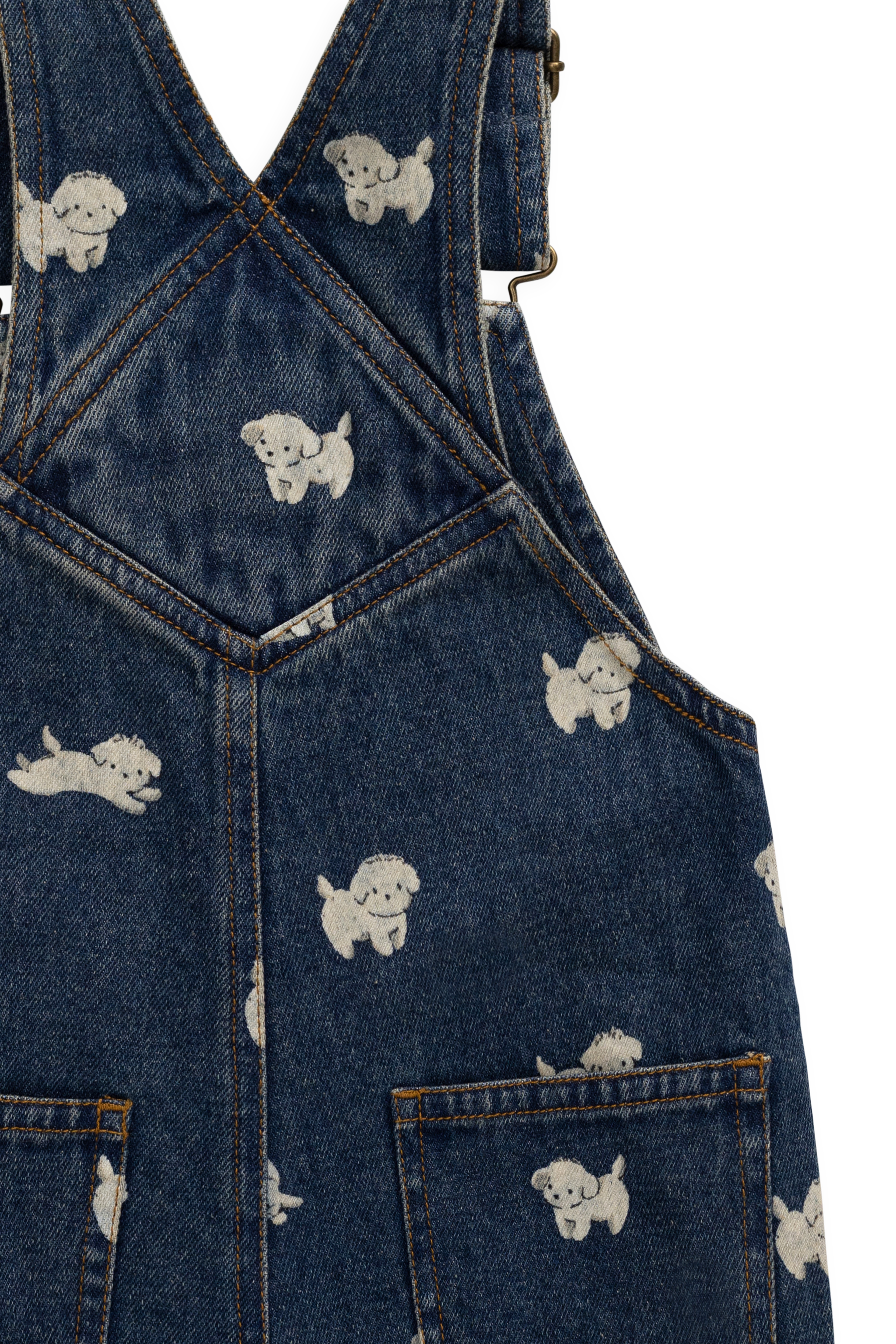 Salopette short en jean