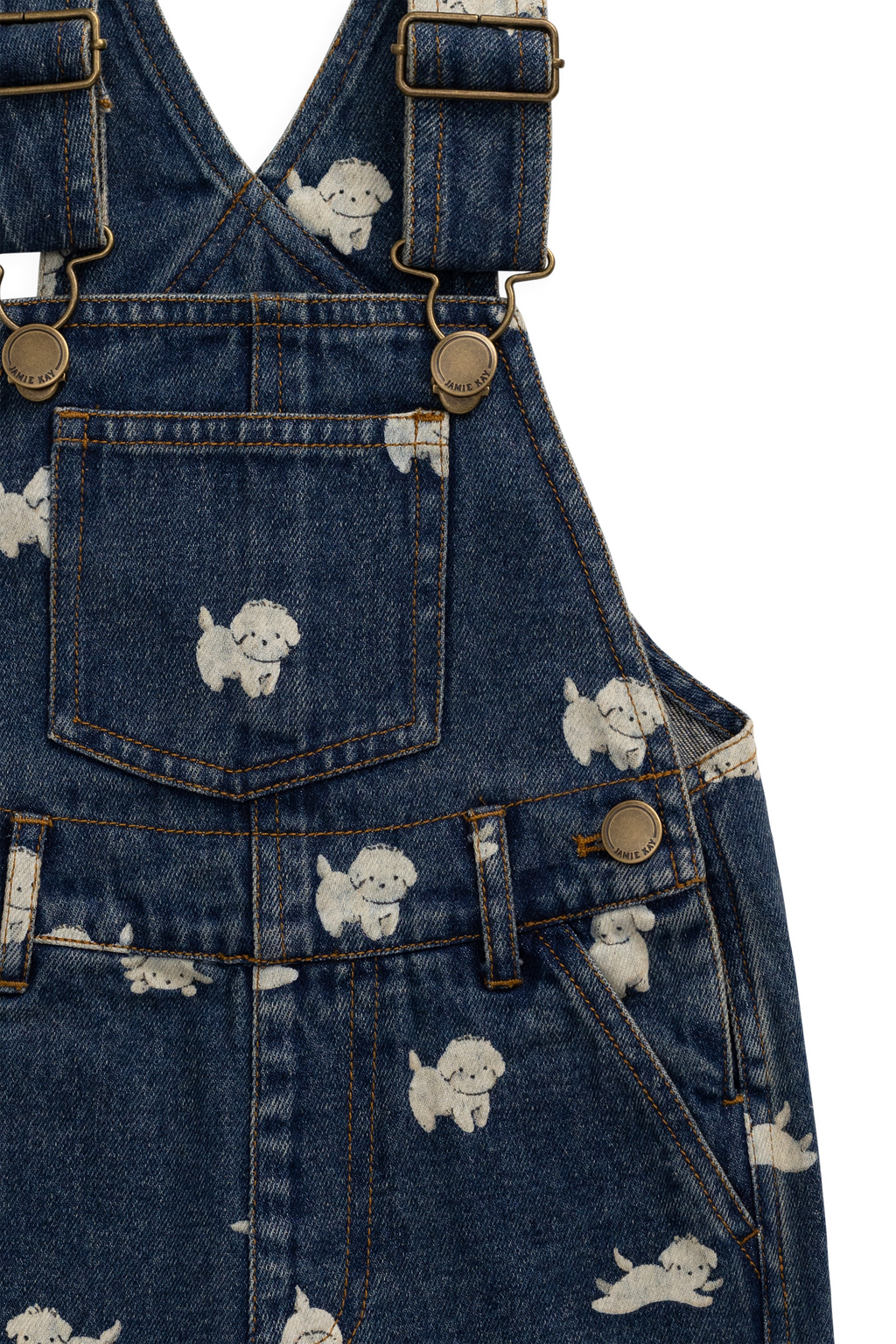 Salopette short en jean