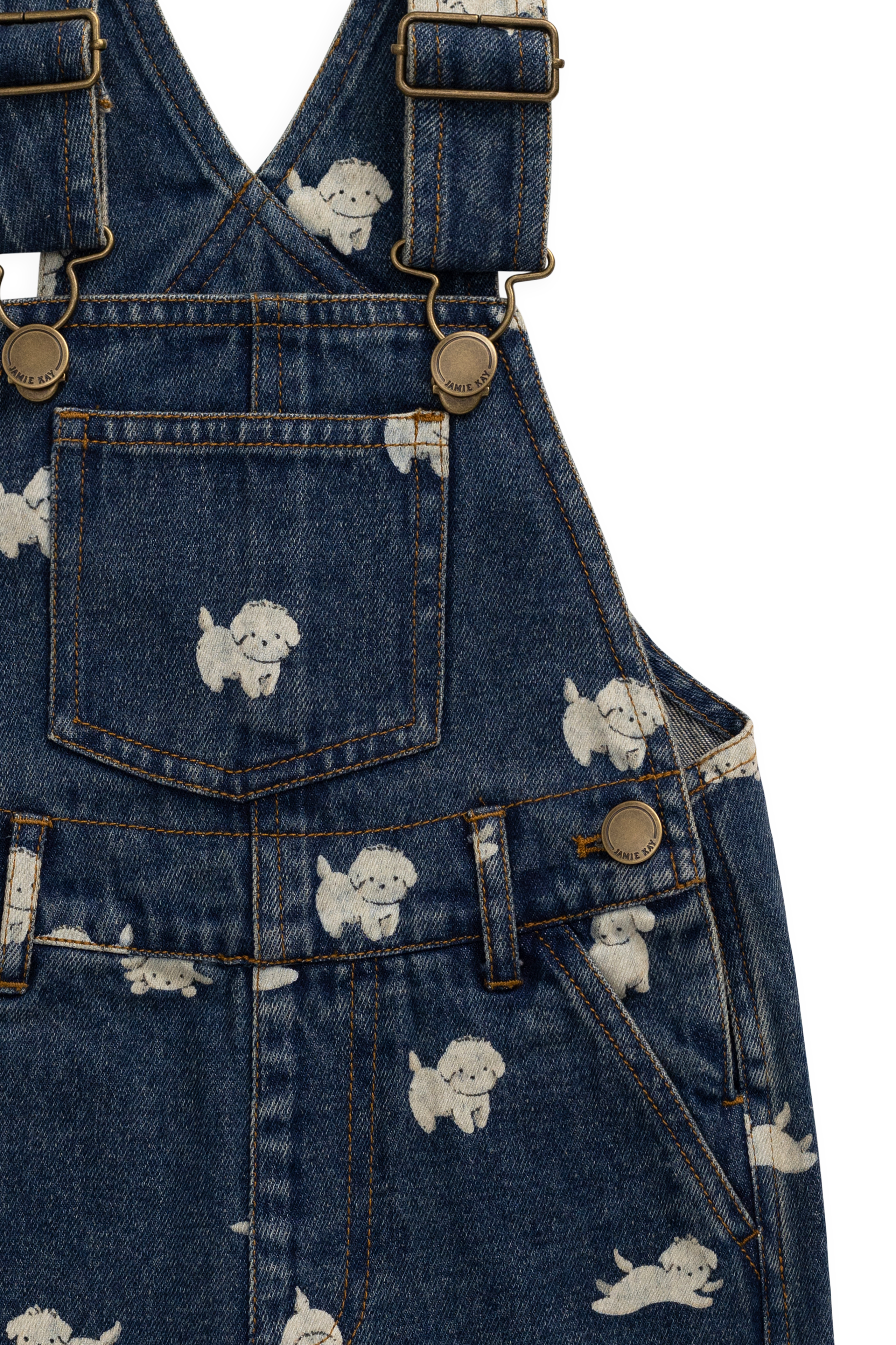Salopette short en jean