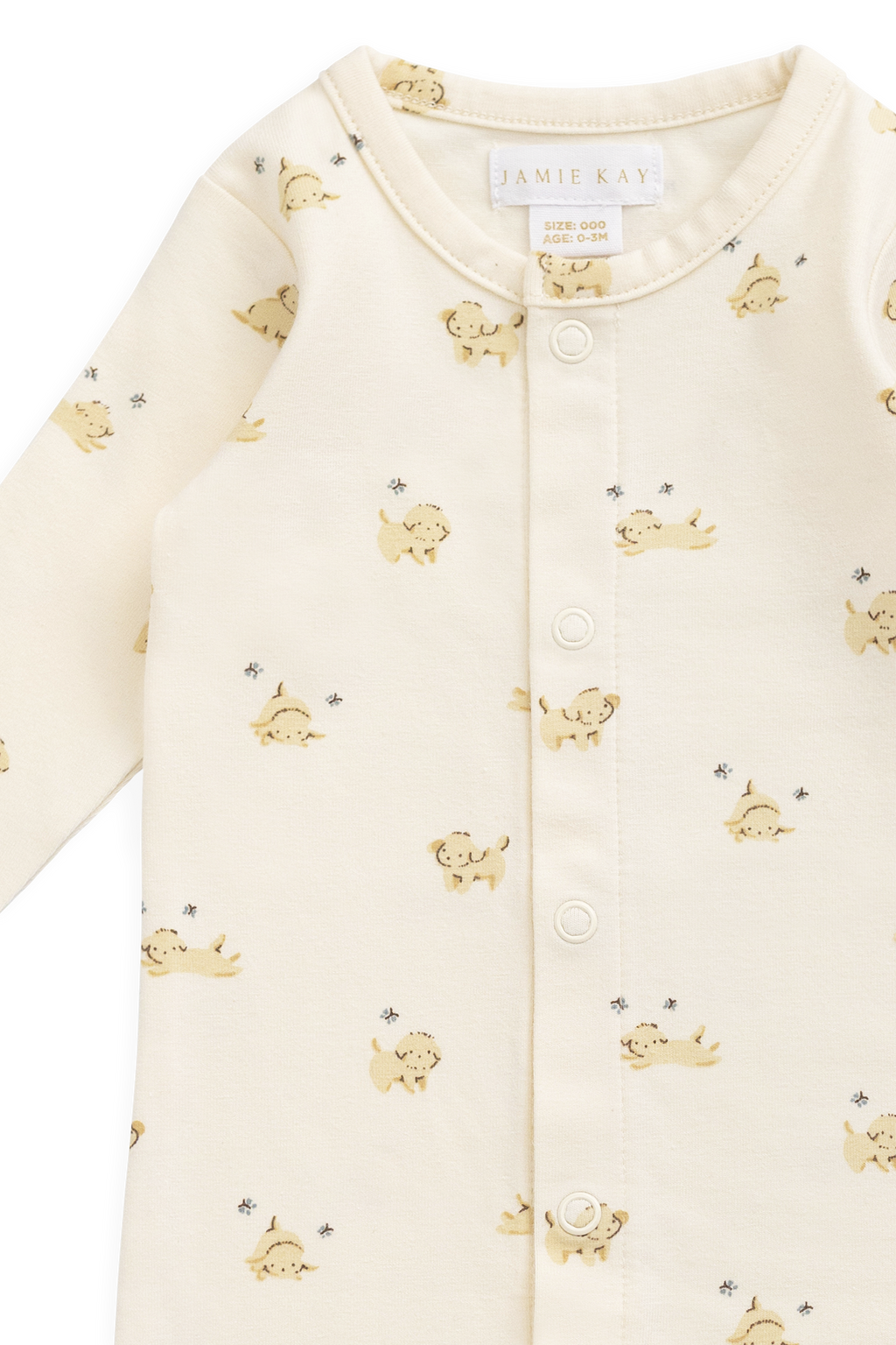Combinaison en coton bio - Miel ludique