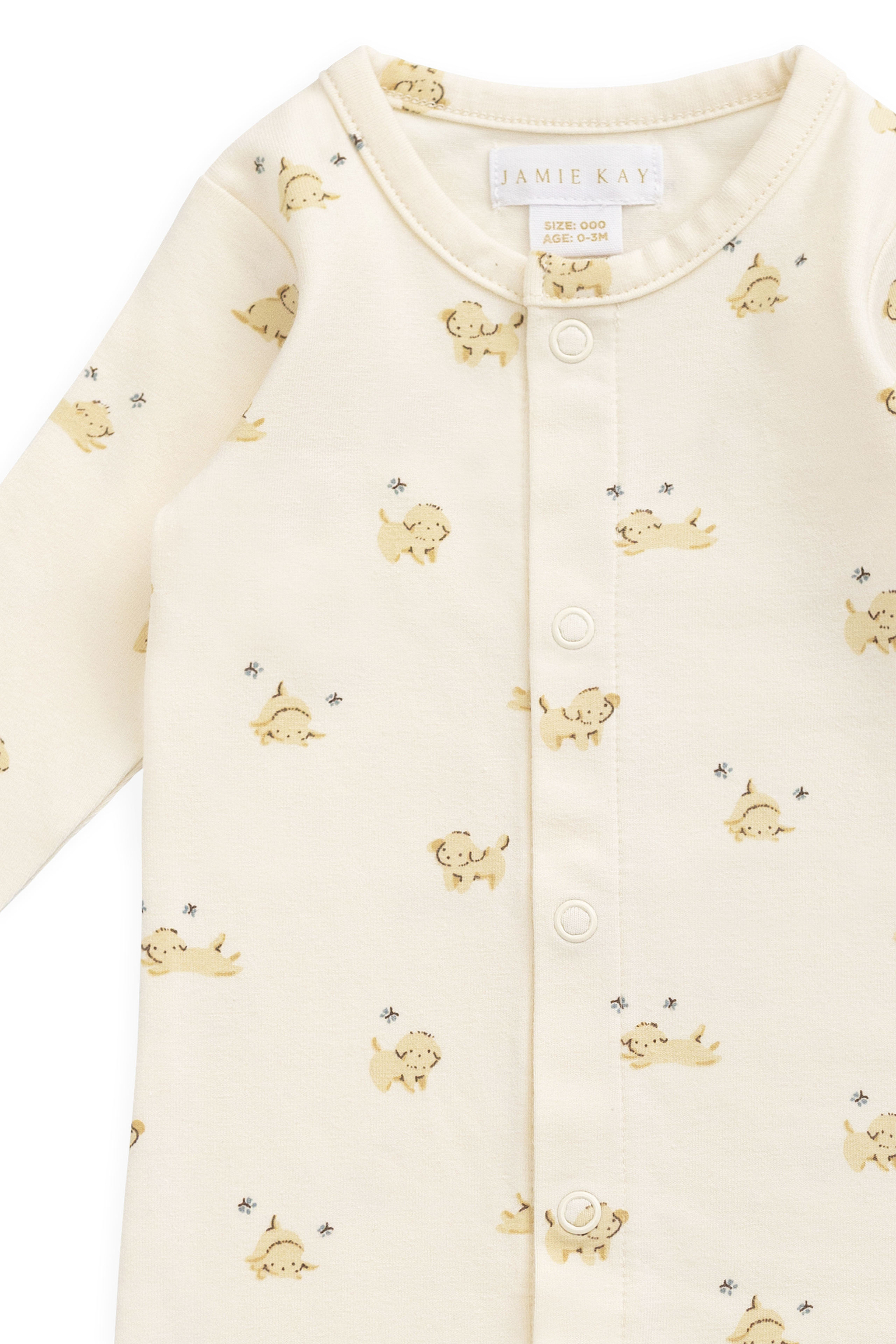 Combinaison en coton bio - Miel ludique