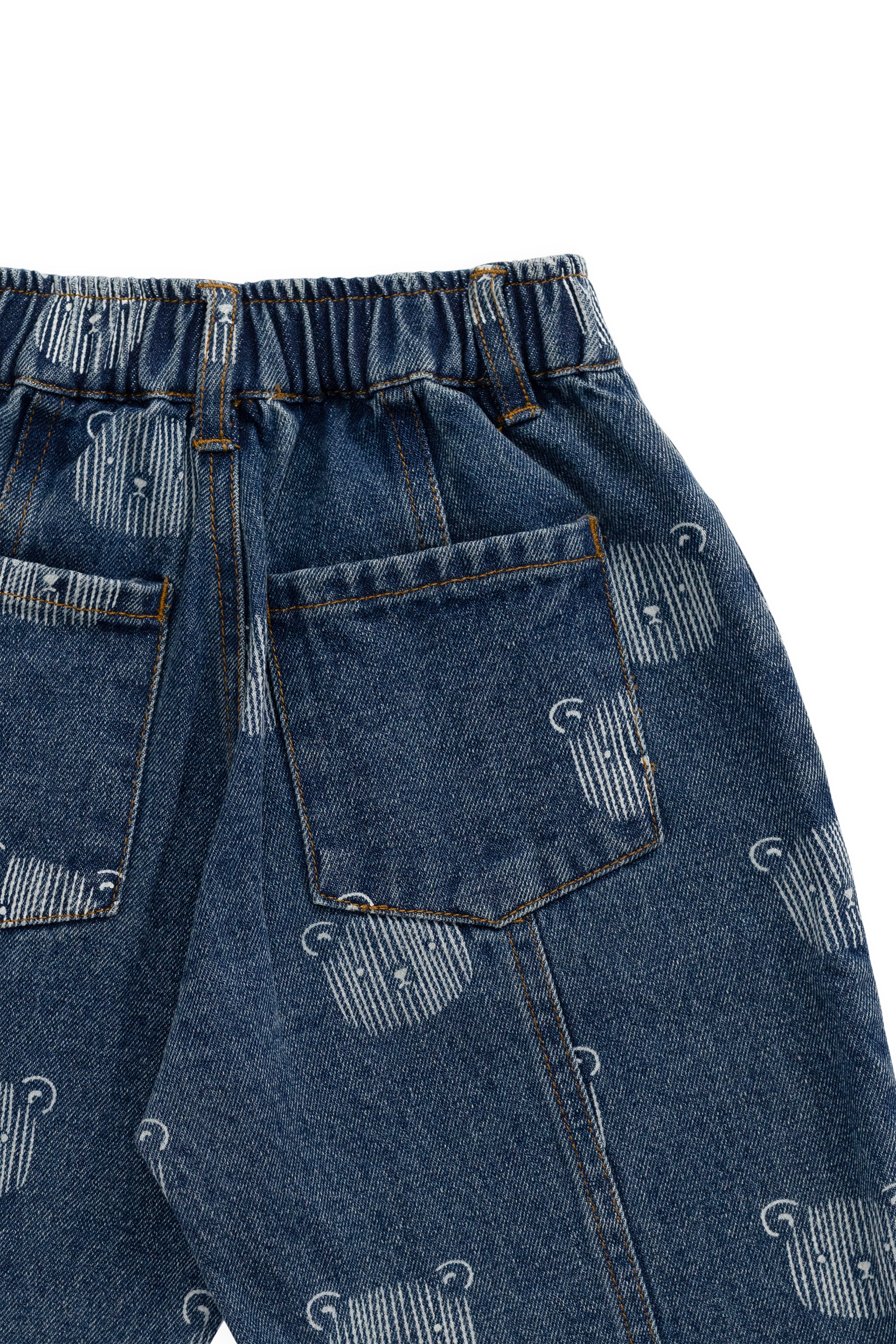 Jean - Denim Teddy Face