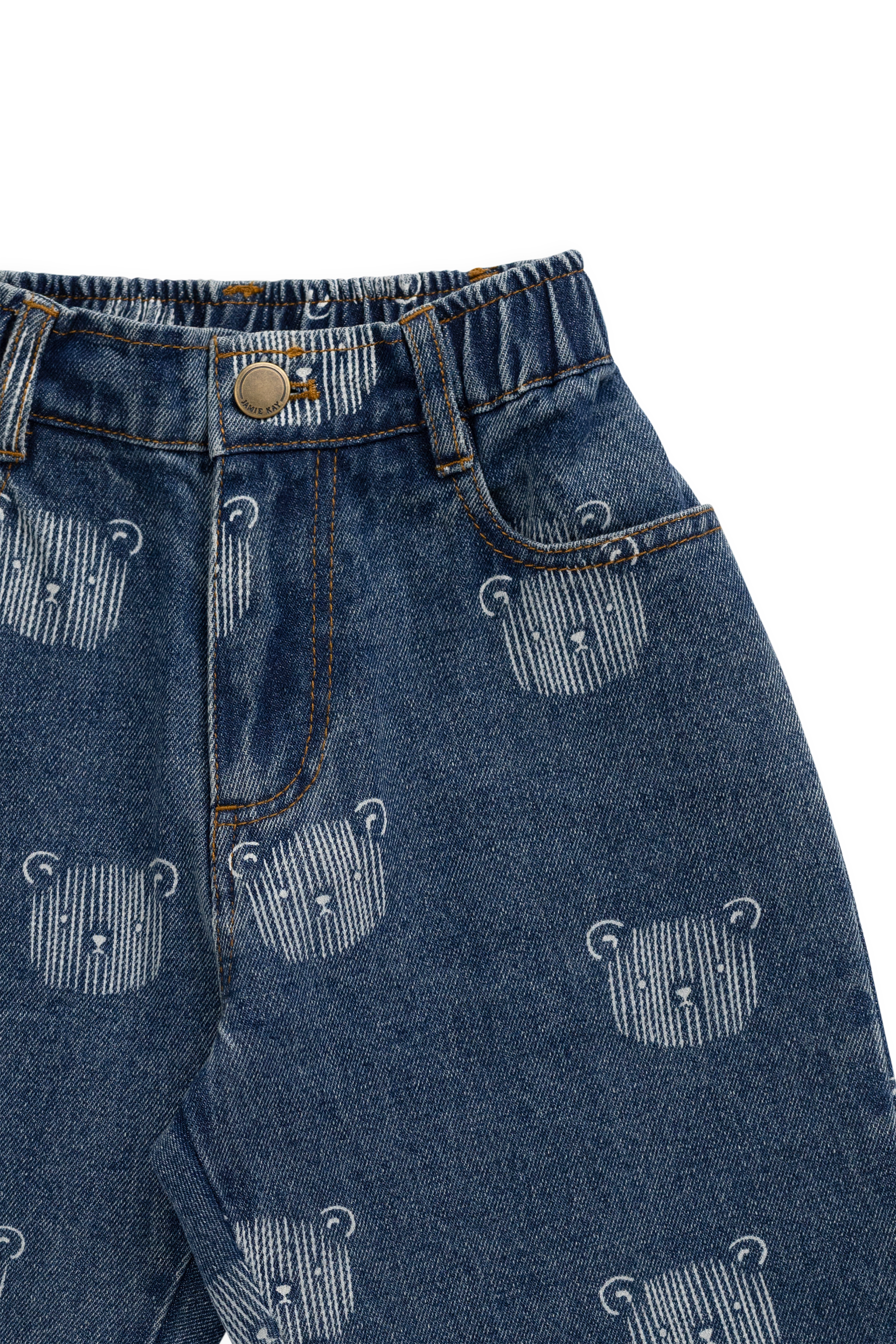 Jean - Denim Teddy Face