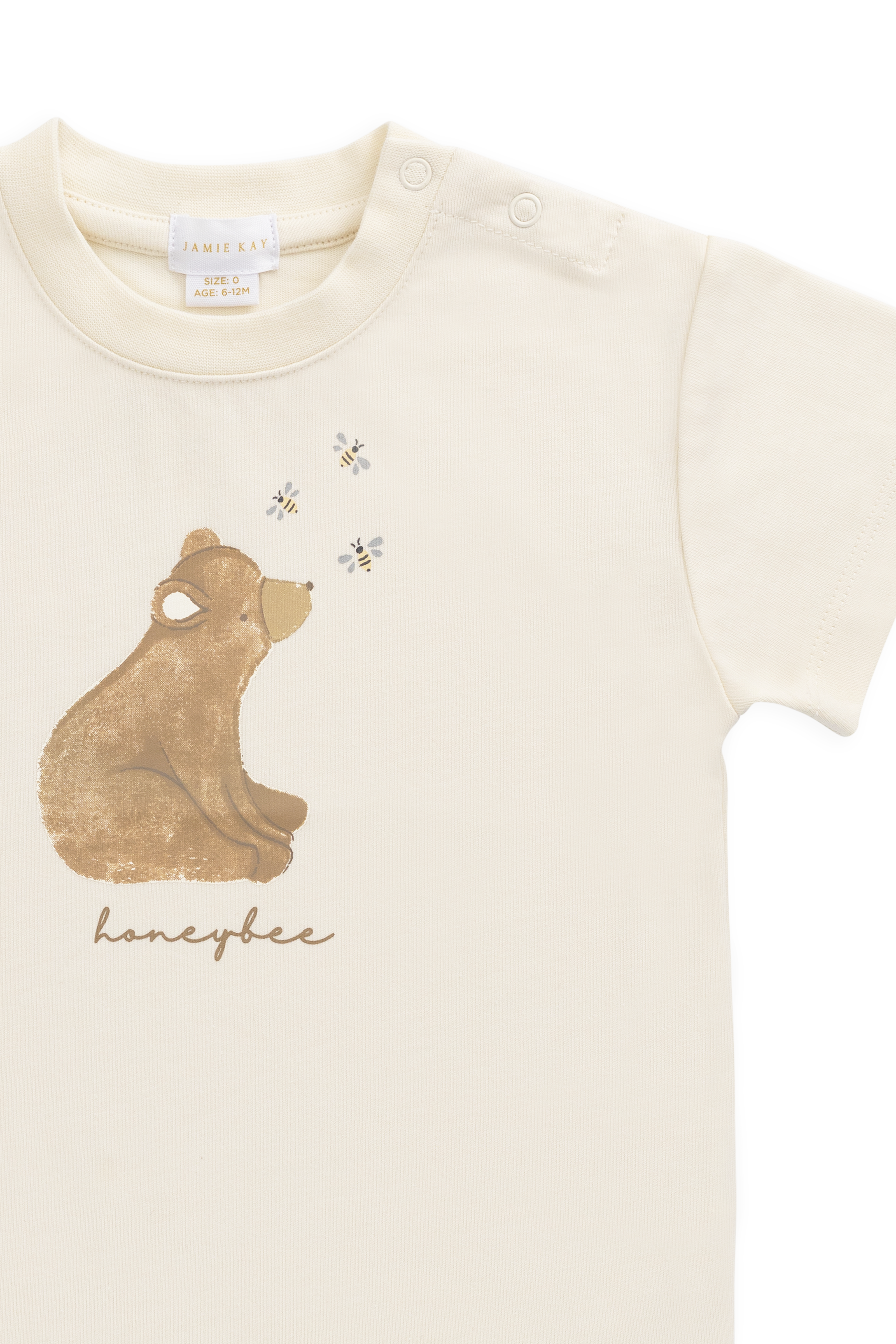 T-shirt en coton biologique - Nuage d'abeilles