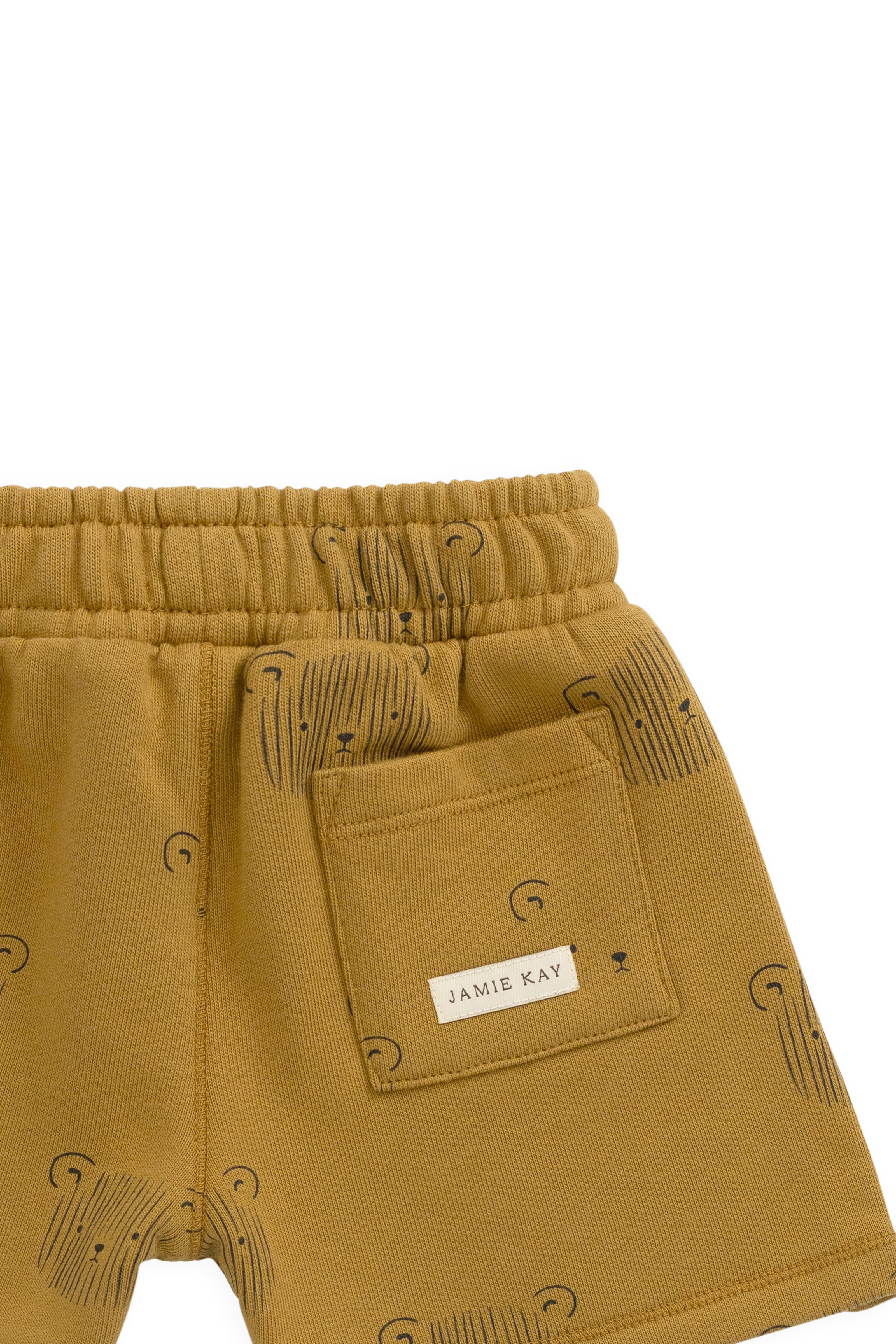 Short en coton biologique - Tête d'ours en sarrasin