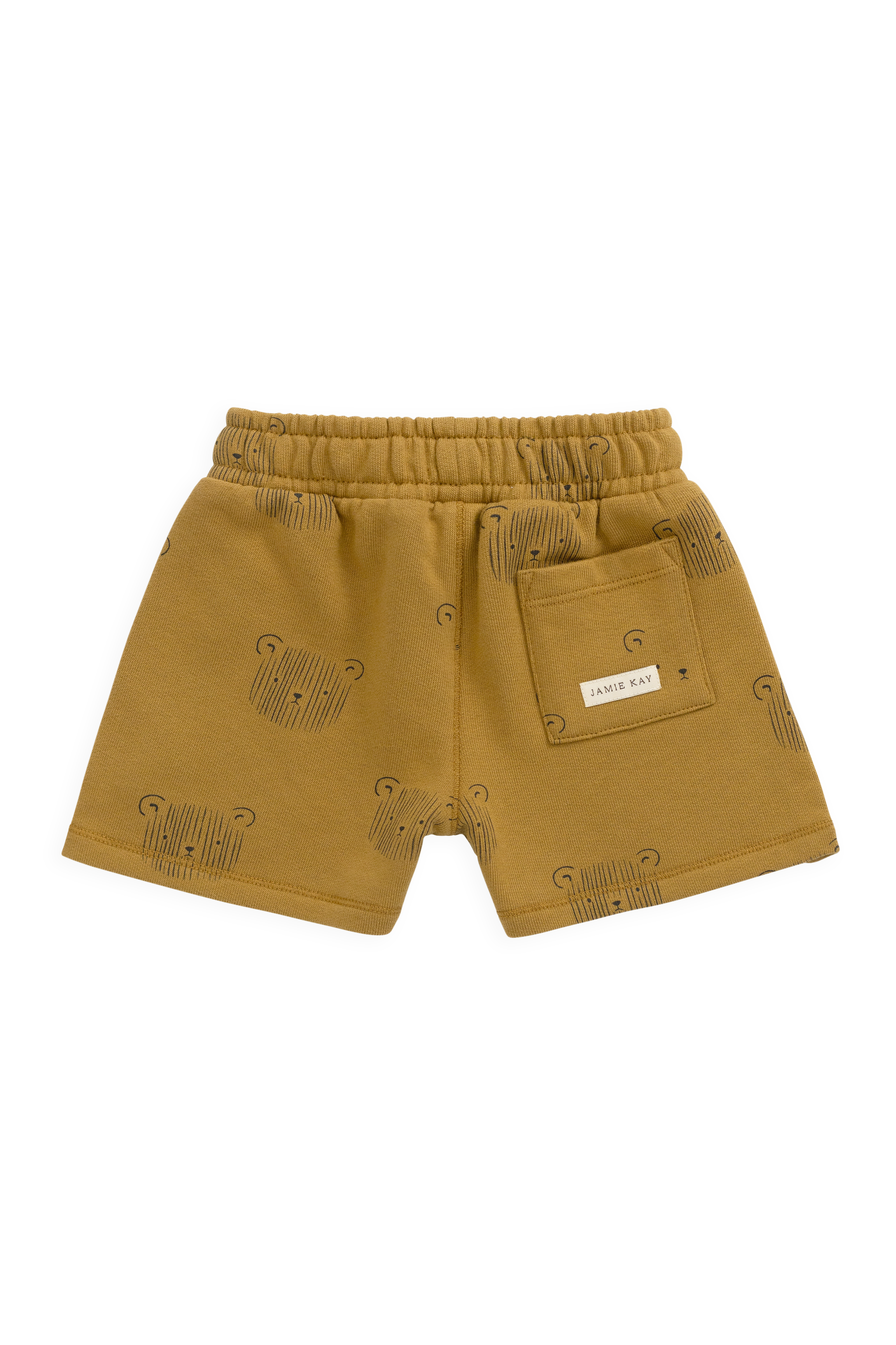 Short en coton biologique - Tête d'ours en sarrasin