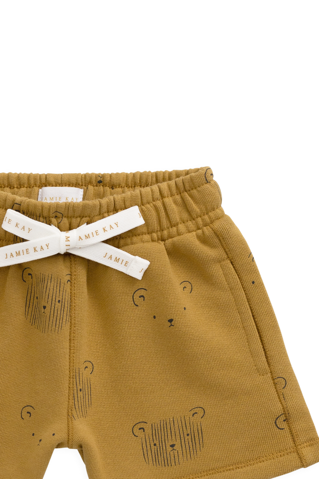 Short en coton biologique - Tête d'ours en sarrasin