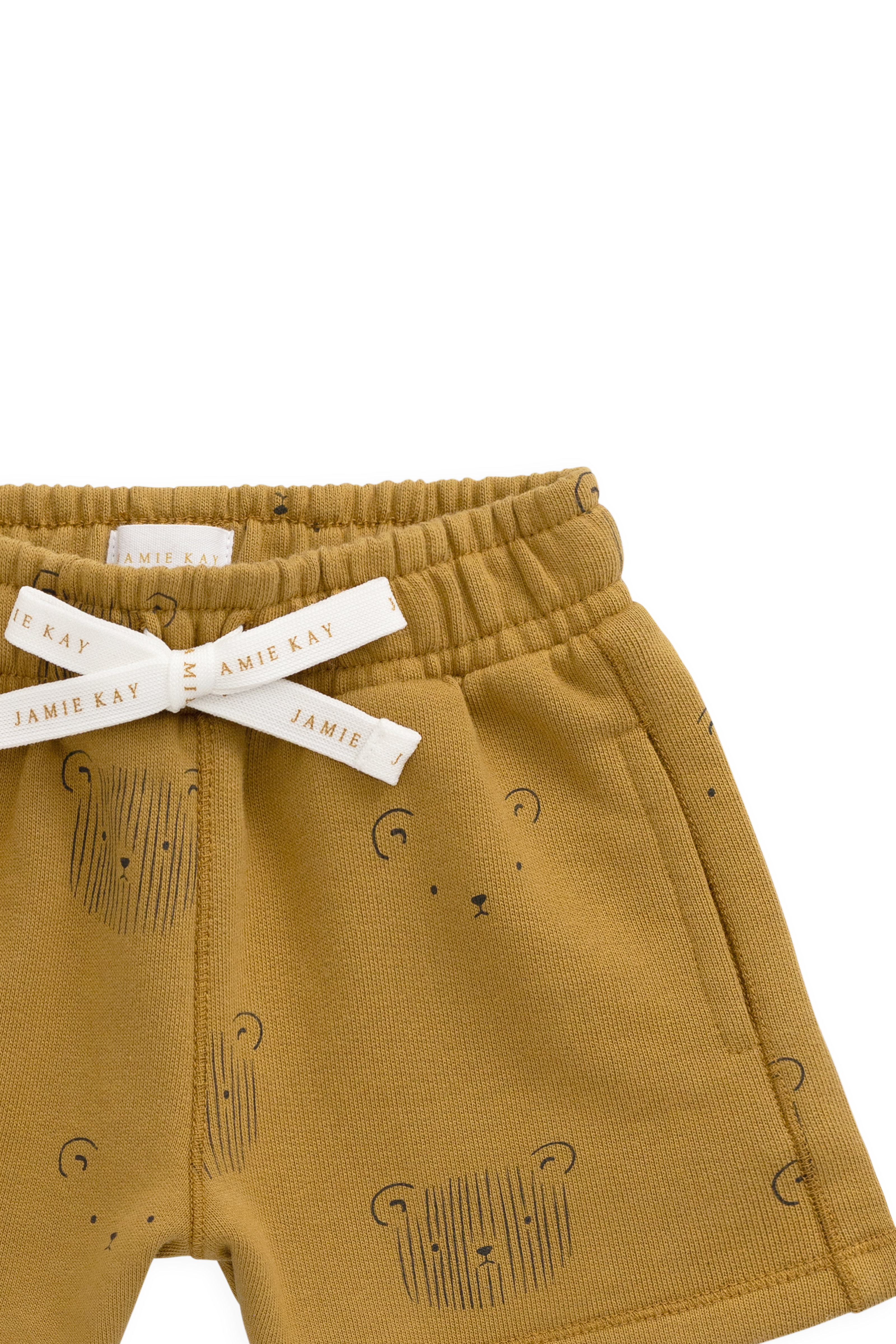 Short en coton biologique - Tête d'ours en sarrasin
