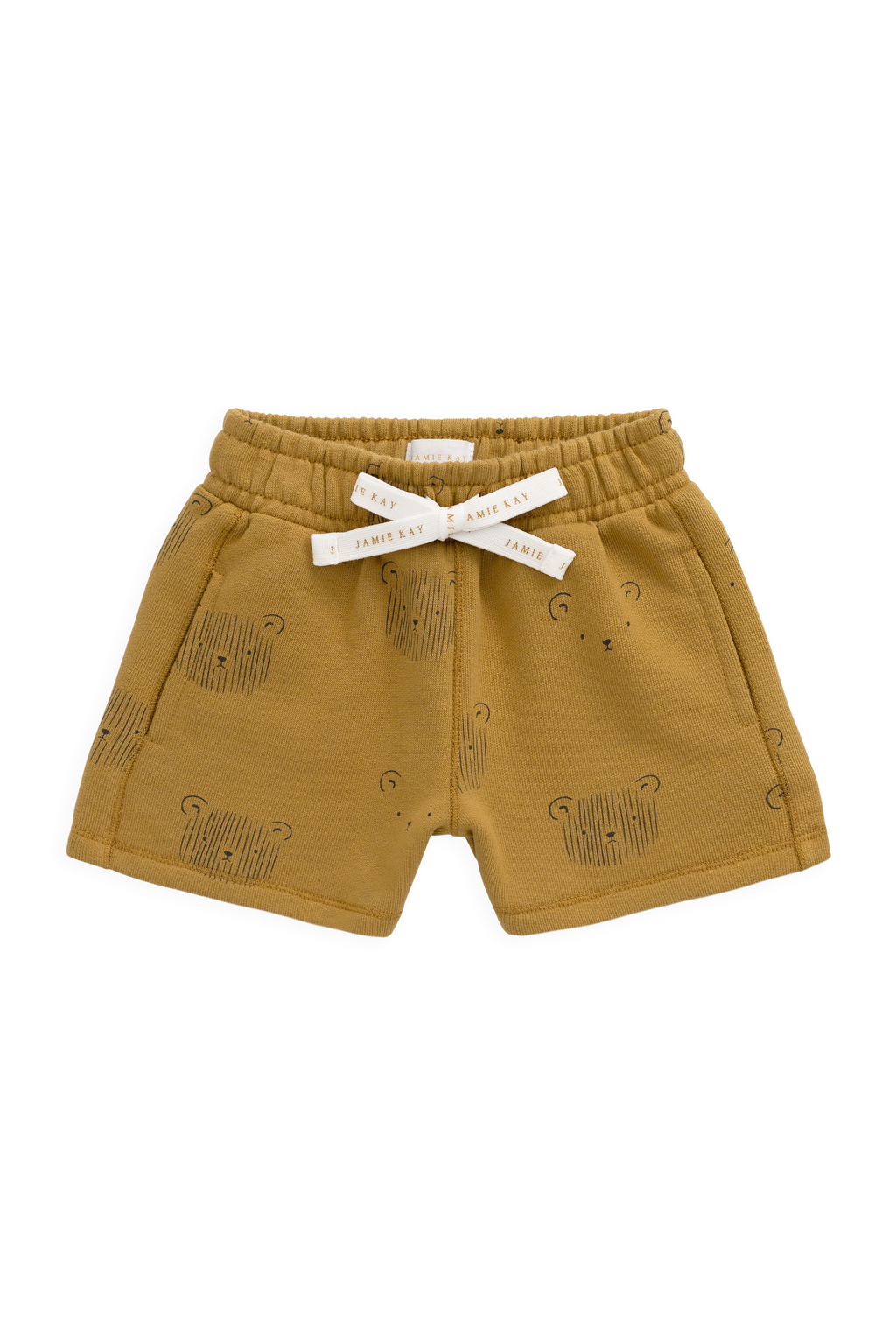Short en coton biologique - Tête d'ours en sarrasin