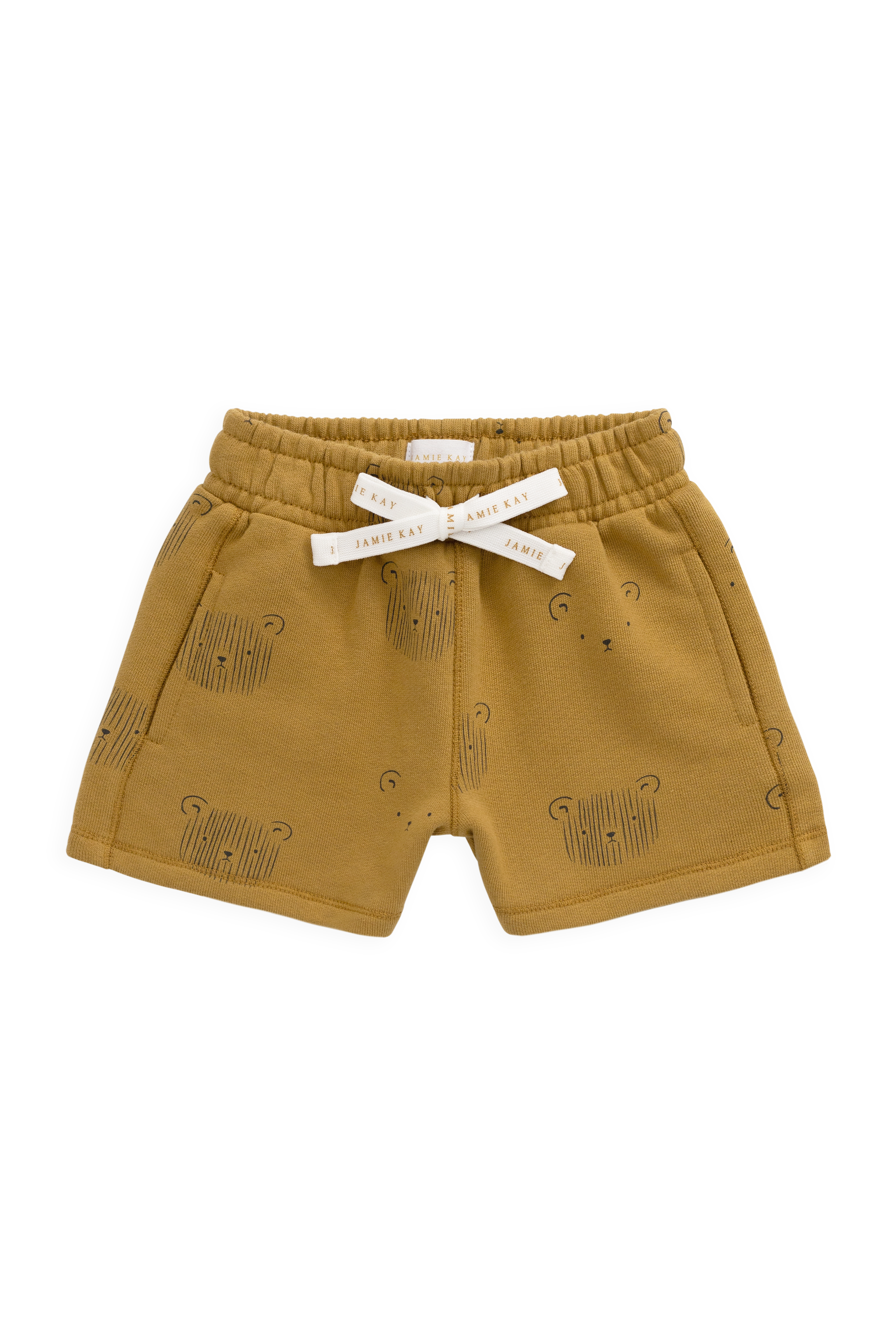 Short en coton biologique - Tête d'ours en sarrasin